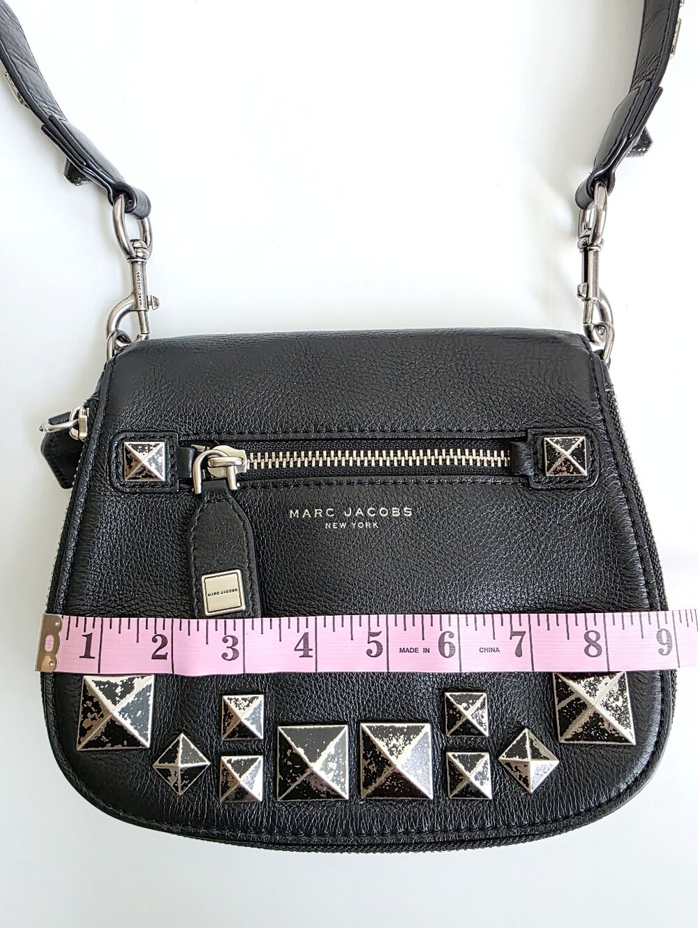 Marc Jacobs Recruit Studded Saddle Bag - Picture 14 of 14